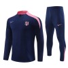 Atlético Madrid Trainings Sweatshirt Quarter-zip 2024-25 Grijze - Kids